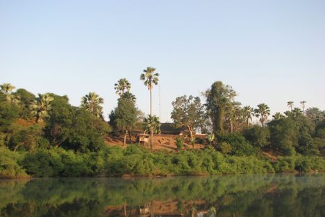 The tourist center in the middle of the park.