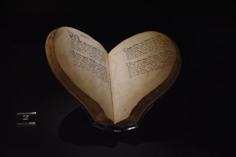 The “Heart Book” is a collection of Danish folk songs, c. 1550s.