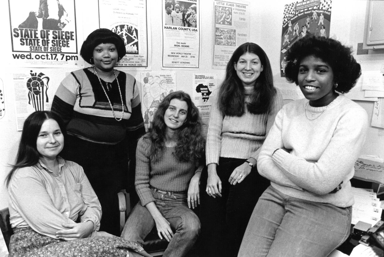 Activists at the People's Fund in the 1970s.