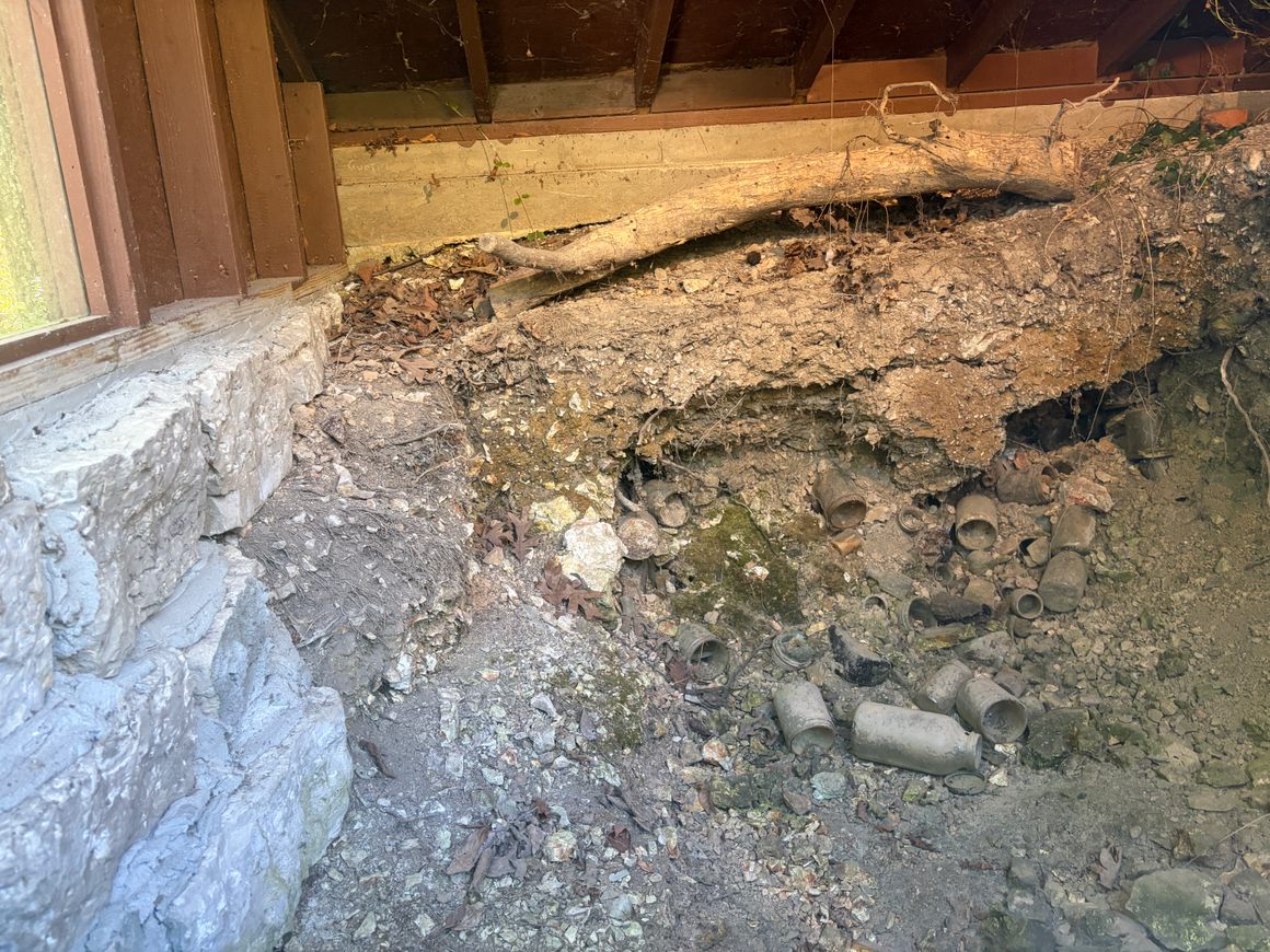 Norman Baker dig site