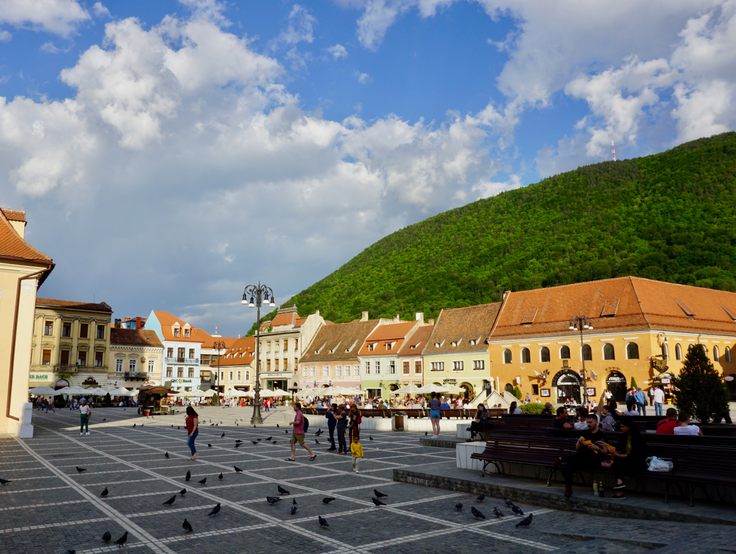 Brașov市中心