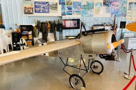This replica of a German World War I Fokker was built by a former military pilot-turned-commercial pilot.