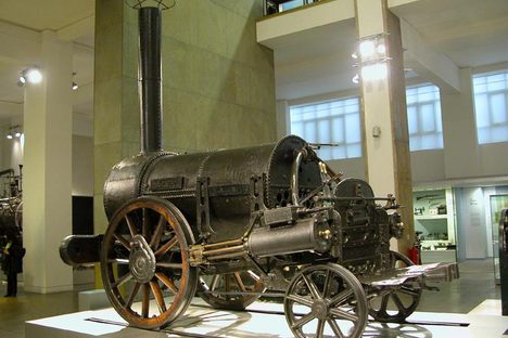 The Rocket as preserved in the Science Museum, London