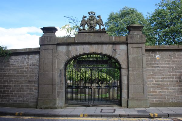 The original west gate.