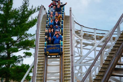 Hersheypark’s Comet is one of the star relics from the golden age of wooden coasters.