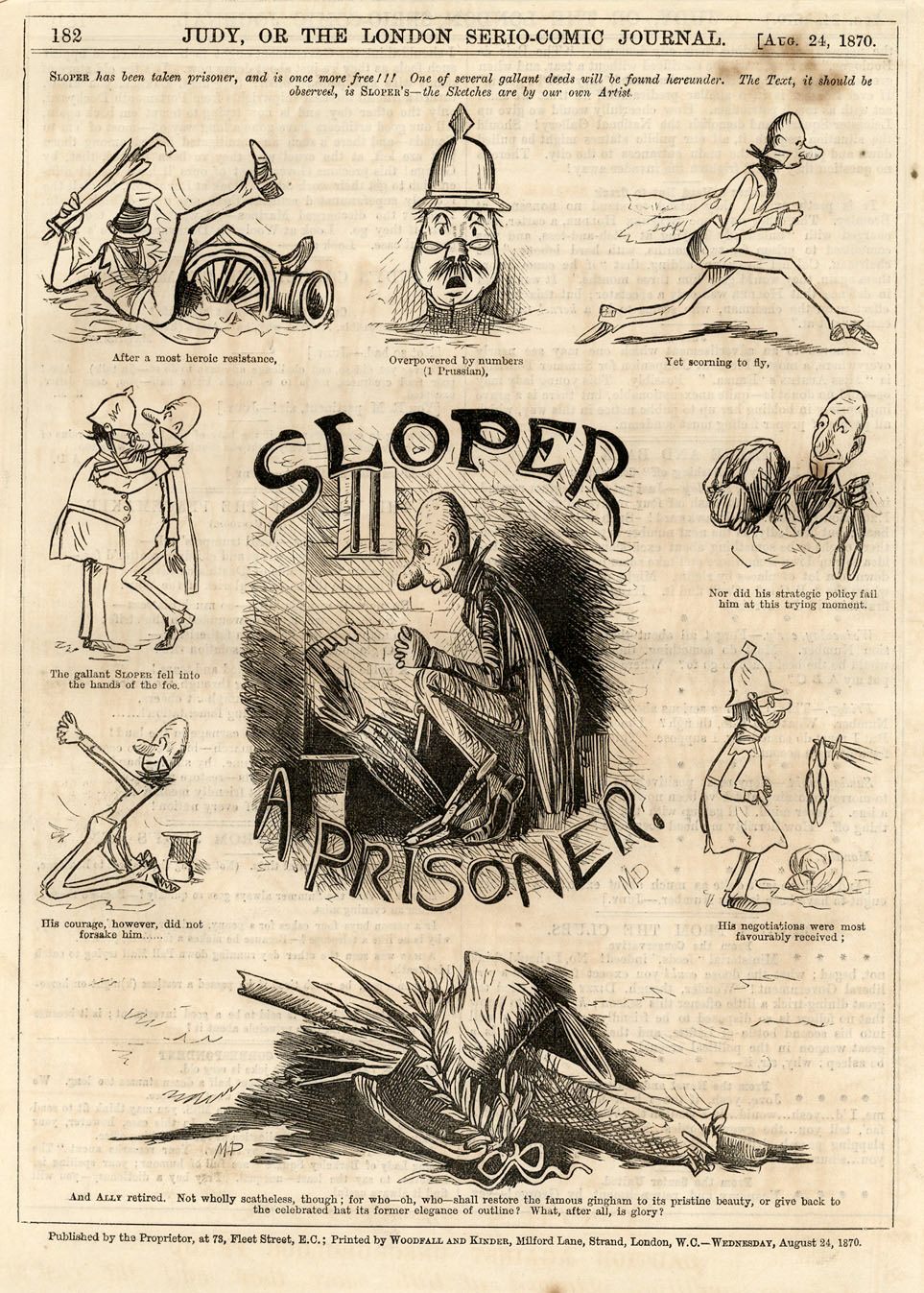 The Ally Sloper comics were filled with physical and musical qualities that one would see on stage.