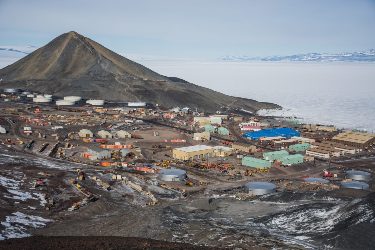 Large research hubs, such as McMurdo Station, are more like small towns.