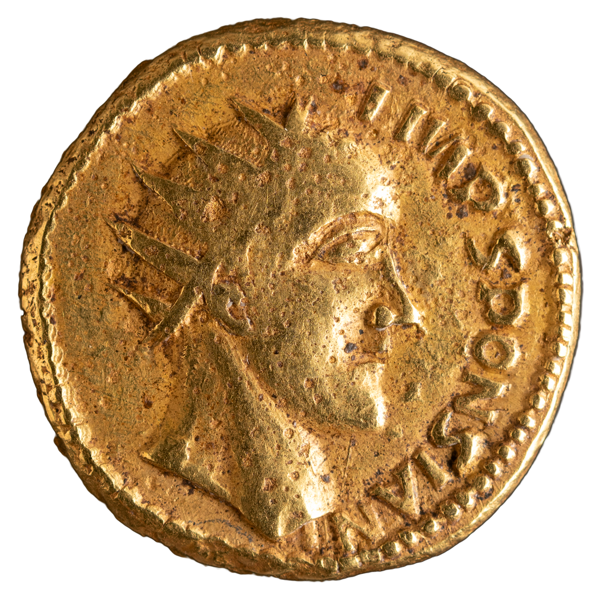 Numele Sponsian nu apare în niciun text sau sursă antică, sugerând că monedele de aur care poartă asemănarea lui sunt false. 