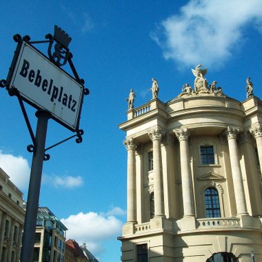 The Bebelplatz.