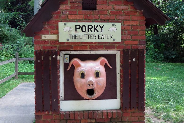 The litter outlet