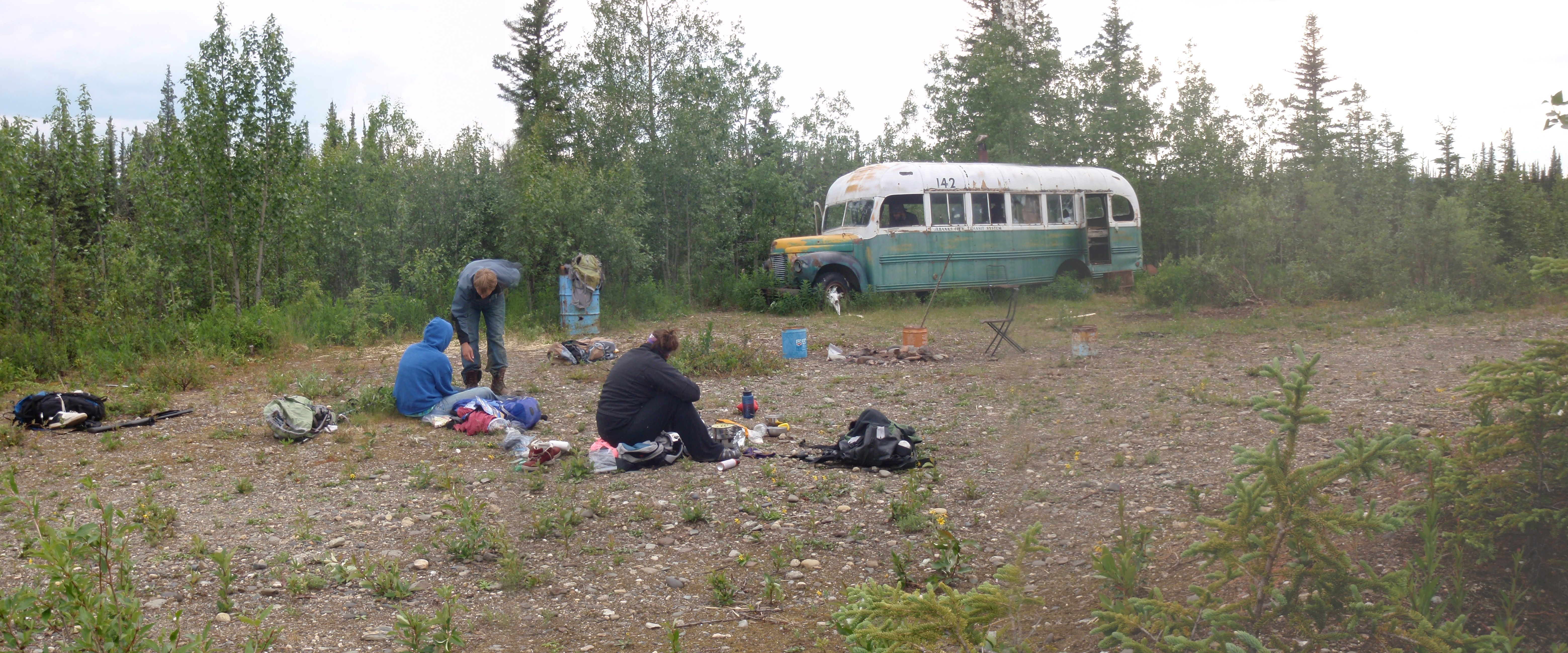 Bus 142 on the Stampede Trail