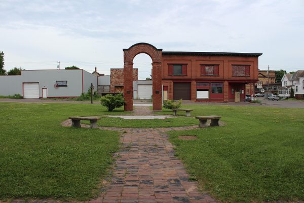 Italian Hall’s original archway