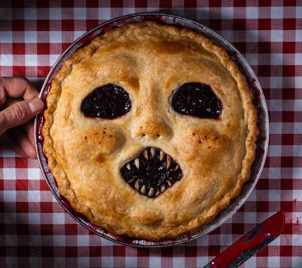 Food with a face is disconcerting. With fangs? Even more so. 