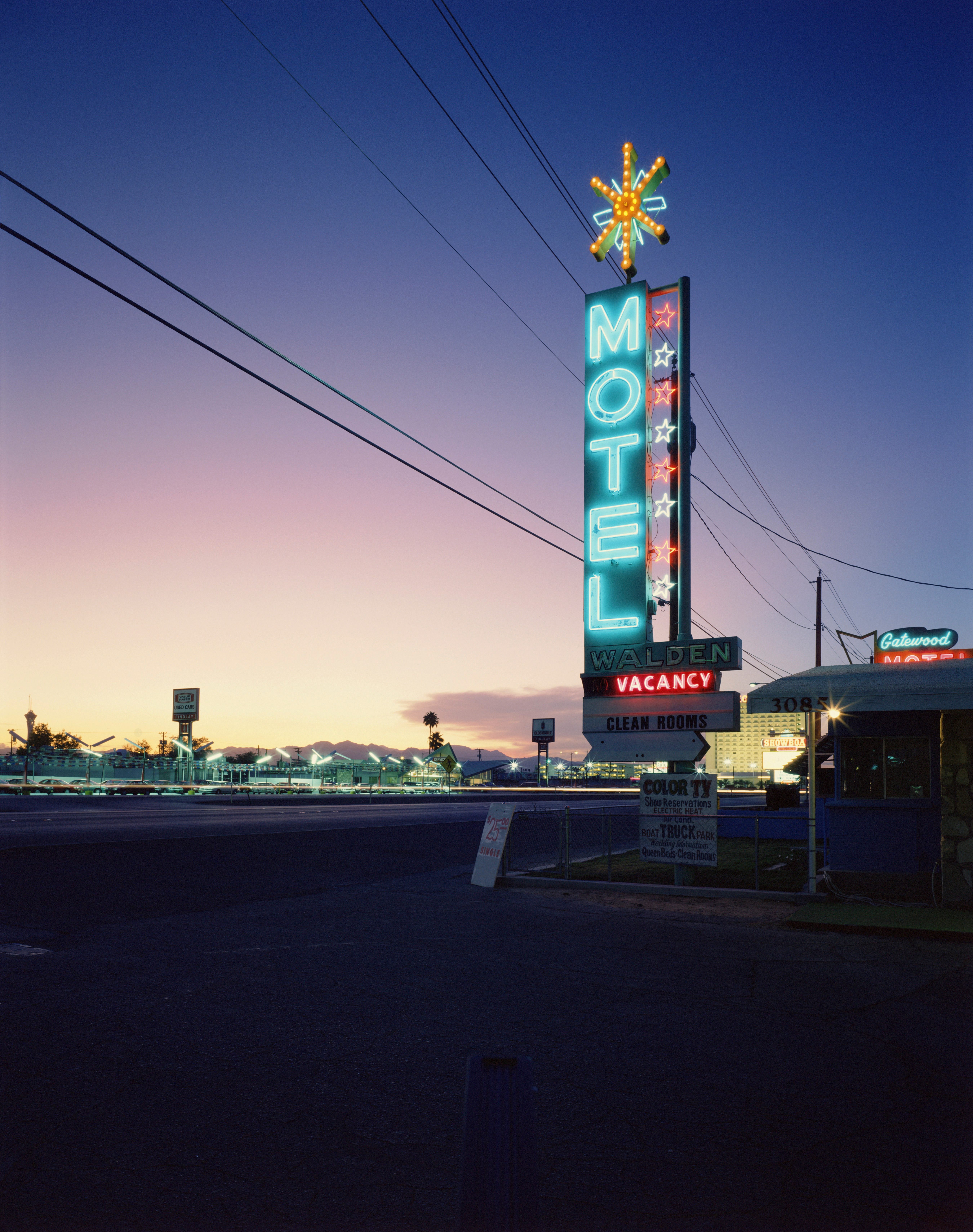 The Walden Motel promised "clean rooms" in 1995, and is still open.