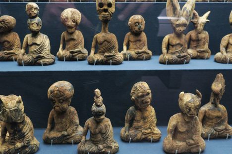 more yokai sculptures