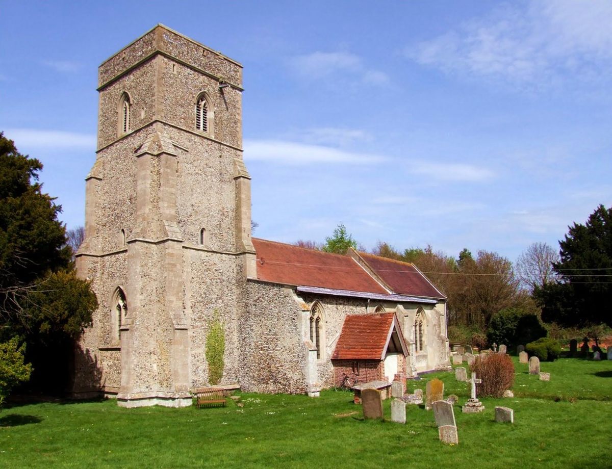 St. Mary's Church in Lidgate, England, is home to a love letter in the form of a rebus likely carved by medieval poet John Lydgate.