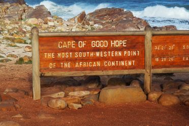 Sign at the Cape of Good Hope