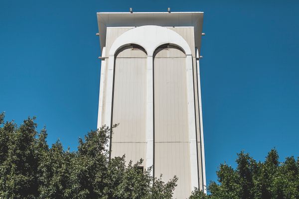 The “synangogue’s” tower.  