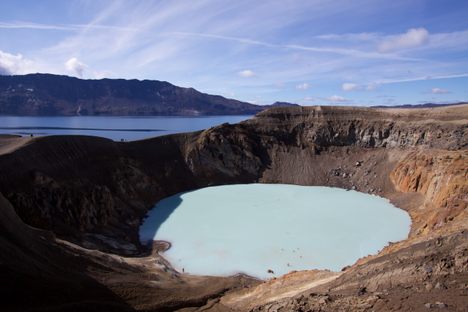 Öskjuvatn and Viti Lakes
