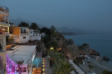 The sea front at Nerja