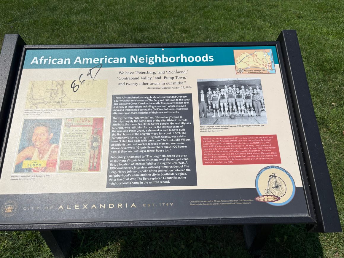 “The African American Heritage Trail reveals the neighborhoods and communities that grew around Oronoco Bay.”