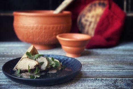 An ancient Pompeiian may have enjoyed this meal of braised duck.