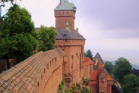 Haut-Koenigsbourg Castle.