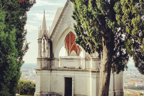 The tomb.