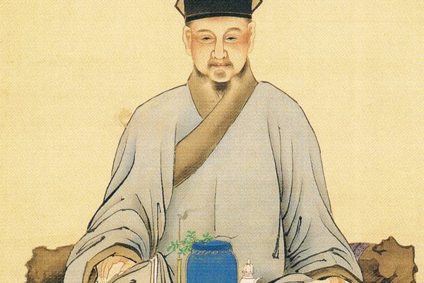 Lu Yu, the Tea God or Tea Sage, in a 19th-century image.