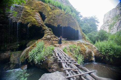 "The Umbrella" at the base of the gorge 