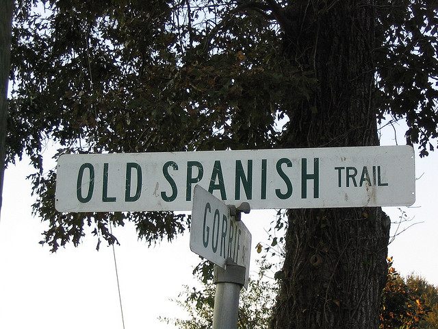 The Old Spanish Trail was 2,743 miles of brick, asphalt, concrete, and wooden plank crossing southernmost states from  St. Augustine, Florida, to San Diego, California. 