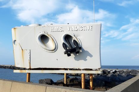 the only remaining part of block ship HMS Vindictive