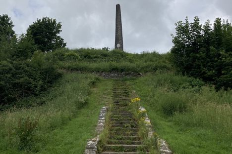 The view up to the top