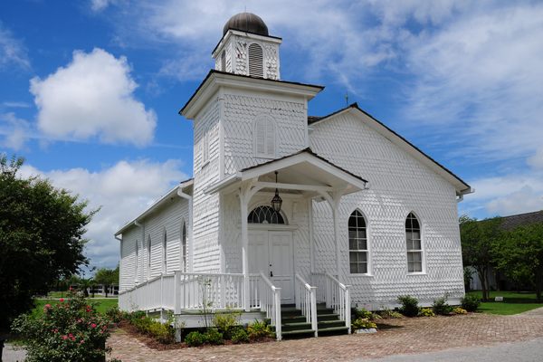 The Antioch Baptist Church, donated to the Whitney Plantation.