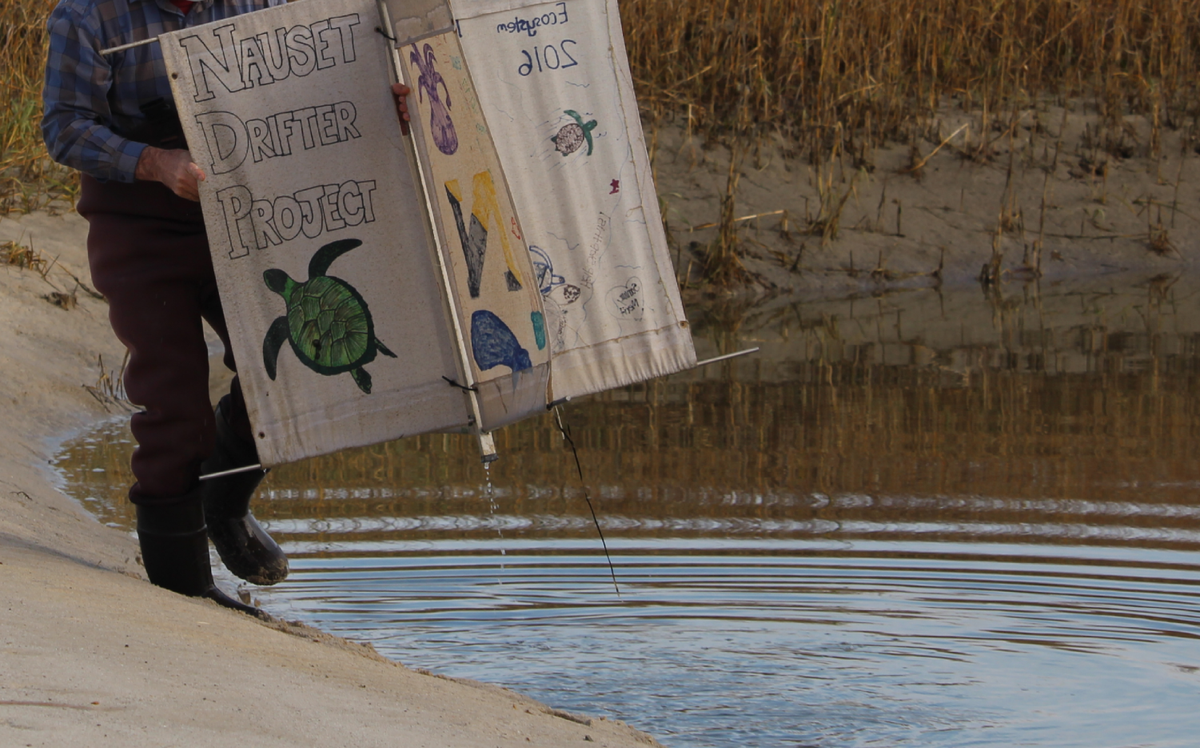 A painted drifter recovered after stranding in Barnstable, Massachusetts.