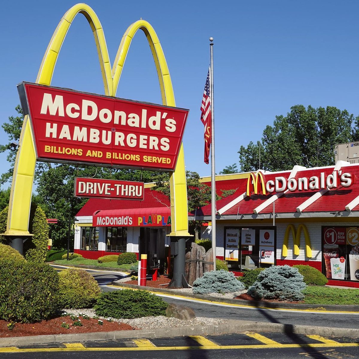 Pujol was a big fan of this McDonald's in Milford, Connecticut, which had vintage tall, skinny arches and the red mansard roof. It kept the arches, but lost the roof in January 2023.