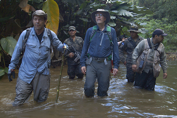 Preston on the expedition to the Lost City in Honduras. 