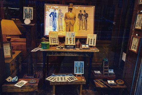 Tender Buttons window display.
