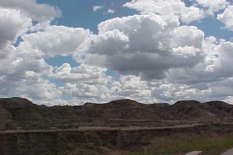 big sky view from visitors center