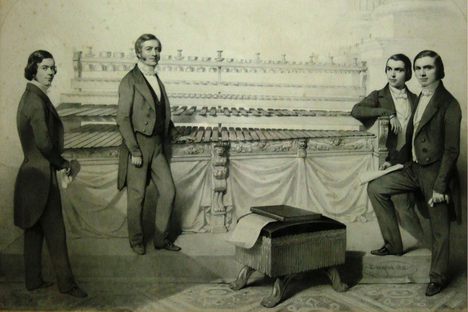 Joseph Richardson and his sons, the Original Monstre Rock Band. 