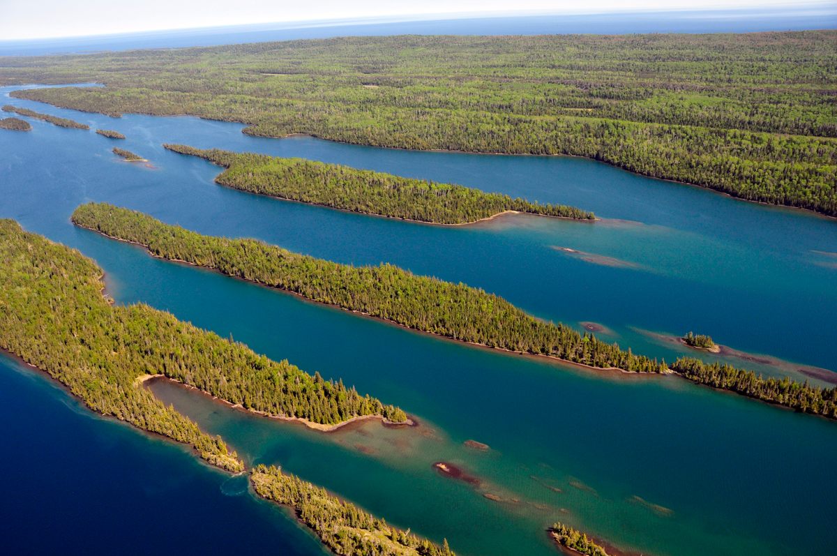 Belle Harbor on Isle Royale—perfectly remote.