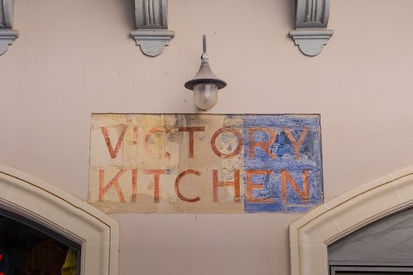 The Victory Kitchen Sign.
