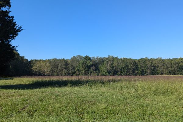 Looking into Surrender Field from the parking lot.