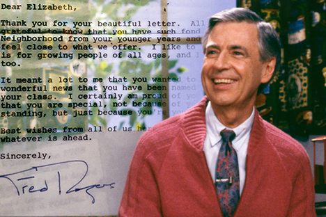 Mr. Rogers often replied directly to his fans.