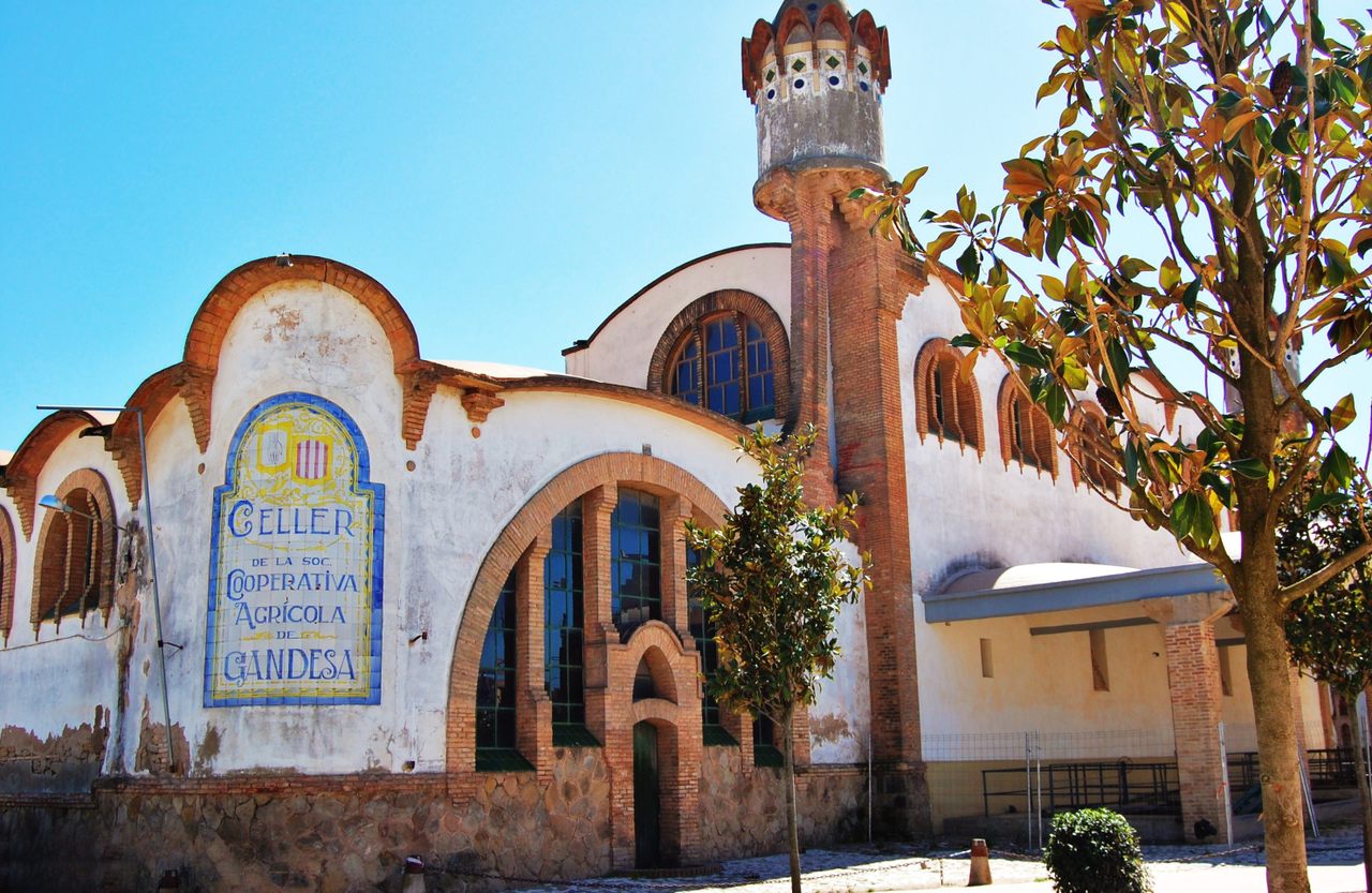 Gandesa's wine cathedral is one of many throughout Catalonia. 
