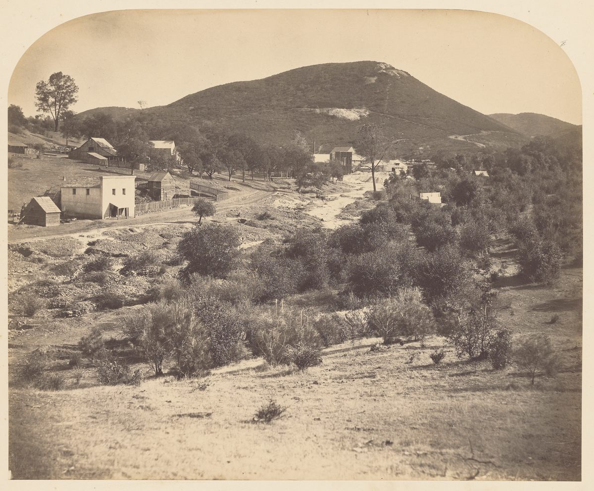 <em>Mount Ophir, Looking South</em>, Carleton Watkins, c. 1859-1960.
