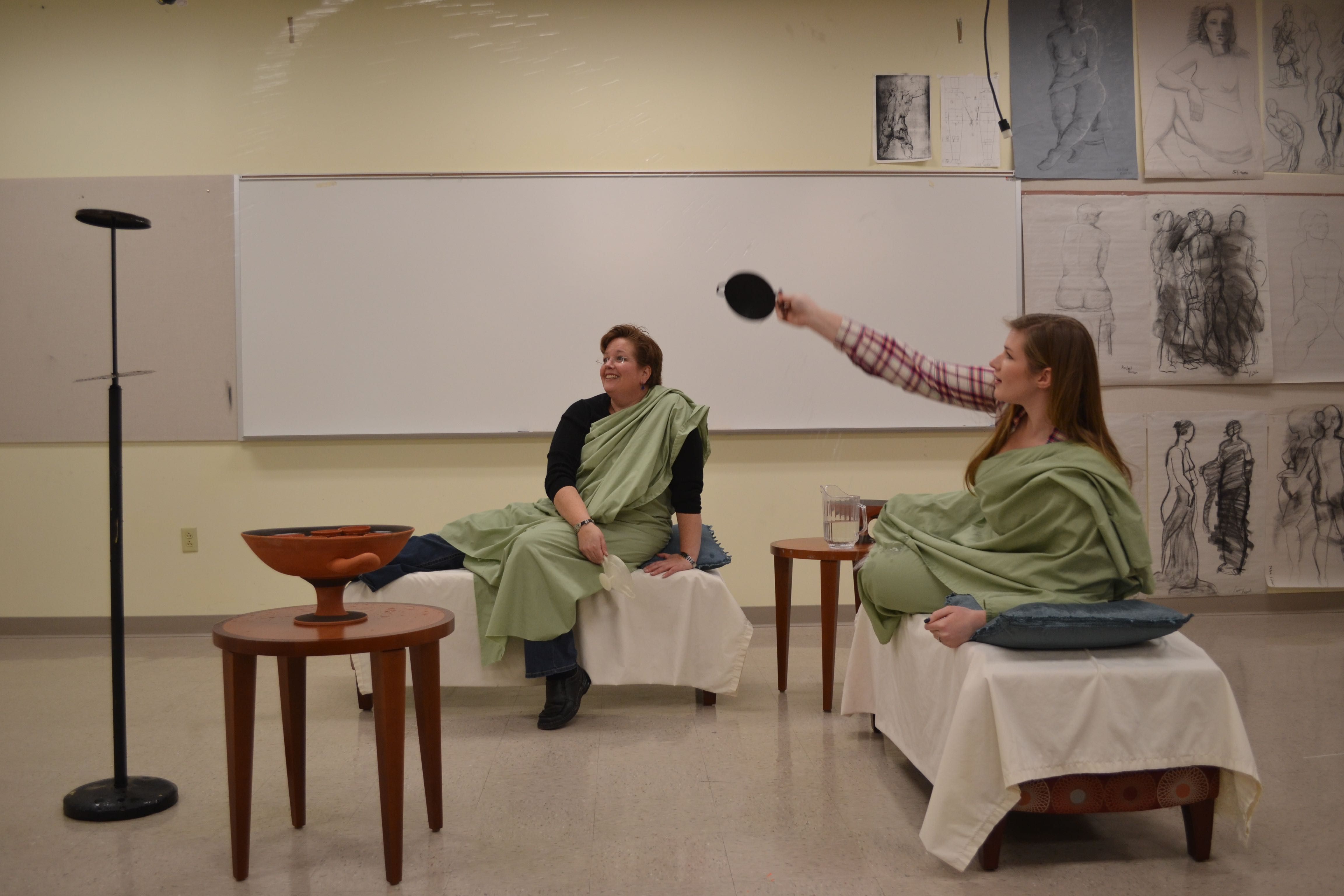 Throw Wine In 3-D Re-Creation Of Ancient Greek Drinking Game