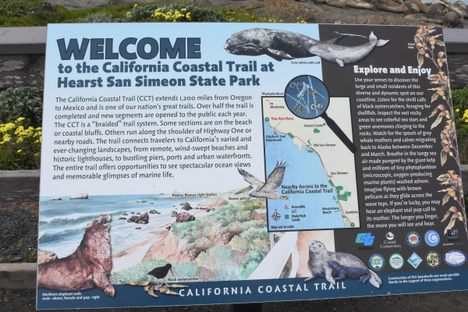 Signage at the park.