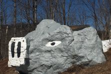 Pig Rock as seen from the road
