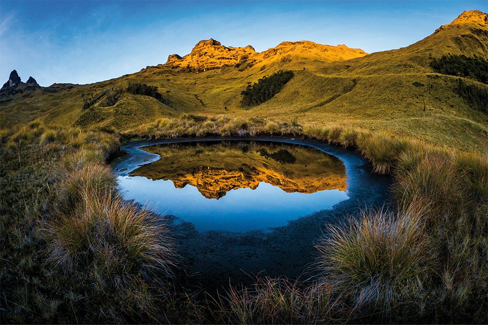 Rohnfelder captured dreamy reflections at Mount Giluwe, in Papua New Guinea.